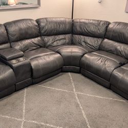 Black Leather Couch