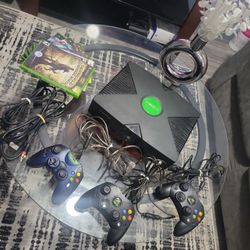 Authentic Original Xbox Console Bundle Comes With 6 Games 