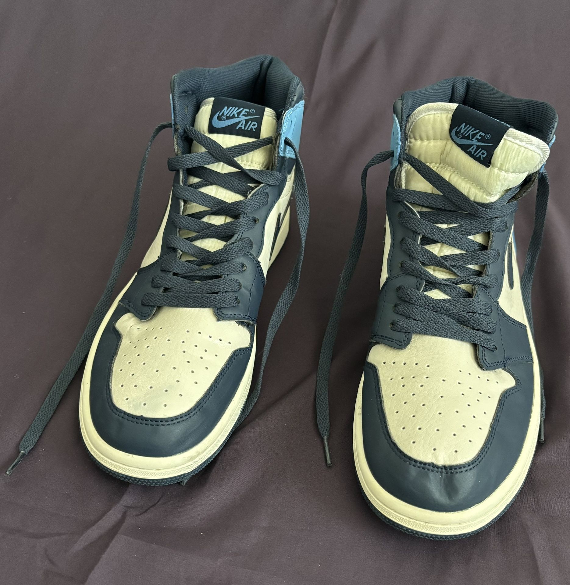 Size 13 Men - Air Jordan 1 Retro Og High Obsidian UNC Blue