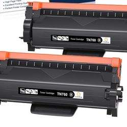 TN760 Toner for Brother Printer Compatible Replacement for Brother TN760 TN-760 TN 760 TN730 Toner for Brother Printer MFC-L2710DW DCP-L2550DW MFC-L27