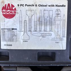 9 Punch And Chisel Set