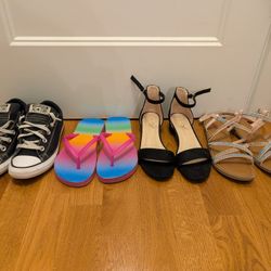 4 Pairs of Girls Shoes size 3