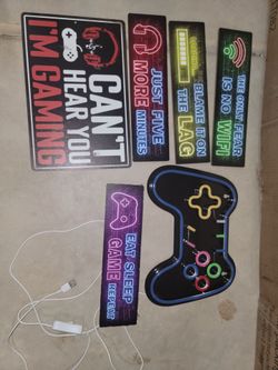 Gaming themed room decor