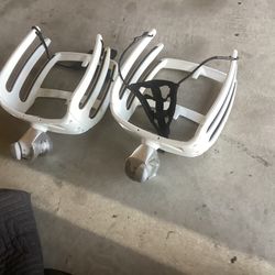 Wake board racks for 4 wakeboards