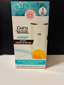 GuruNanda Saltair Salt Lamp & Essential Oil Diffuser
