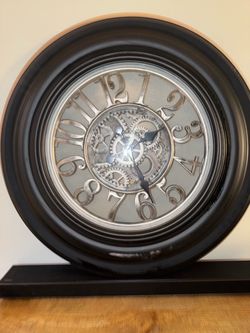 Steampunk Gear Mantel Clock