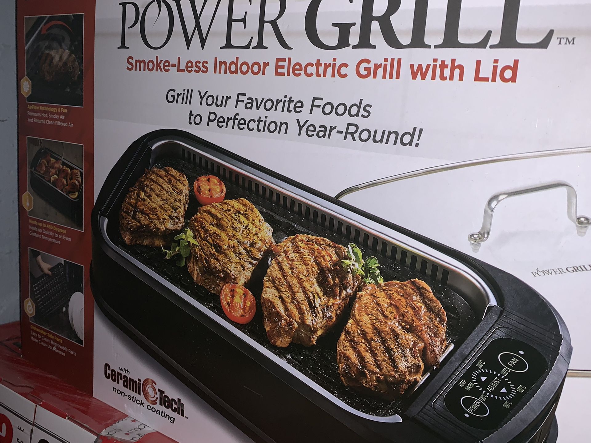 Power grill smoke-less