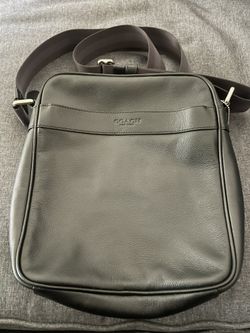 Coach Black Flight Bag , Satchel For Men 