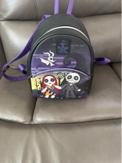 Loungefly The Nightmare Before Christmas Jack & Sally Mini Backpack