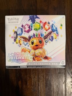 Prismatic Evolutions Elite Trainer Box - SV: Prismatic Evolutions (SMALL TEAR)