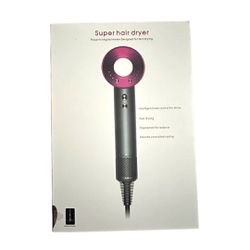 New Super Supersonic Hairdryer Pink Gray