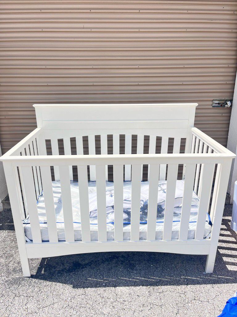 Crib Turn To  A Toddler Bed With Mattress