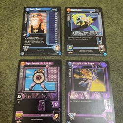 Lot Of 4 2004 Score Dragon Ball GT Foil Cards