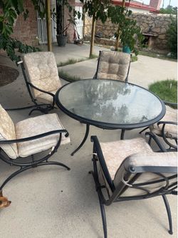 6 piece outdoor furniture patio set