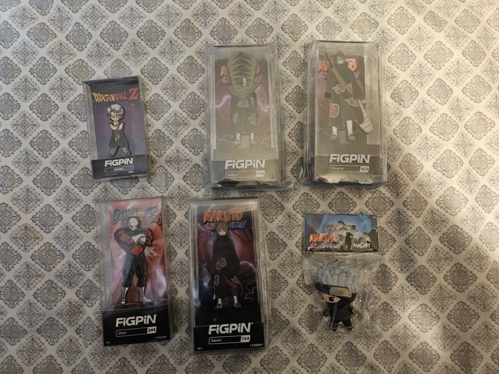 Brand New Naruto And Dragon Ball Pins 10$ Each