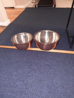 Brass Covered Bowl 