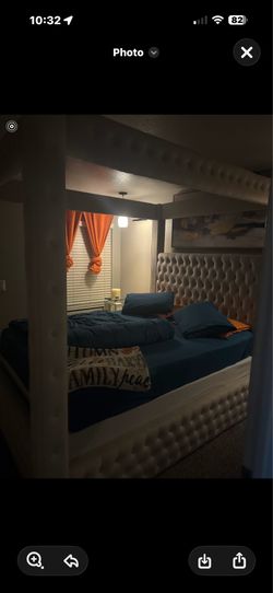 Bed frame and mattress
