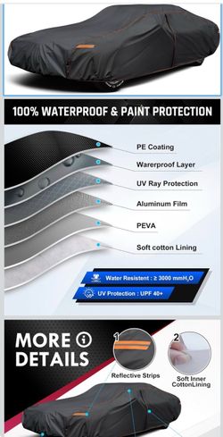 Waterproof Car Cover with UV Protection