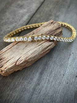 Sterling Silver CZ Bracelet 
