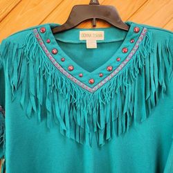 FRINGE PANTS SUIT