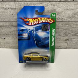 Hot Wheels Factory Sealed 2008 Set Gold  ‘2007 Ford Mustang GT / Treasures Hunts • Die Cast Metal • Made in Malaysia