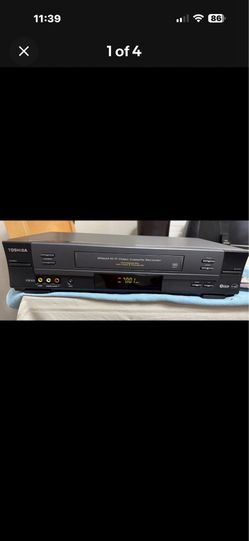 Toshiba W-627 VCR Player VHS Video Recorder 4-Head Hi-Fi No Remote Tested