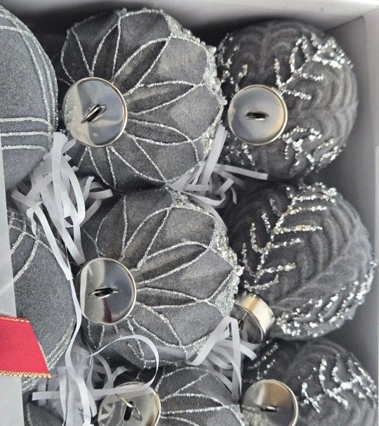 New Christmas Ornaments Suede