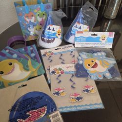 ​🦈 DOO DOO DOO! Baby Shark Birthday Decor Bundle 🦈