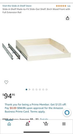 Pull out Shelves