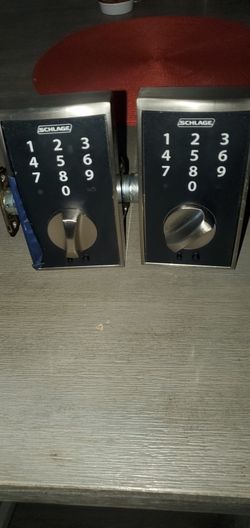 2 Schlage Keyless Dead Bolts