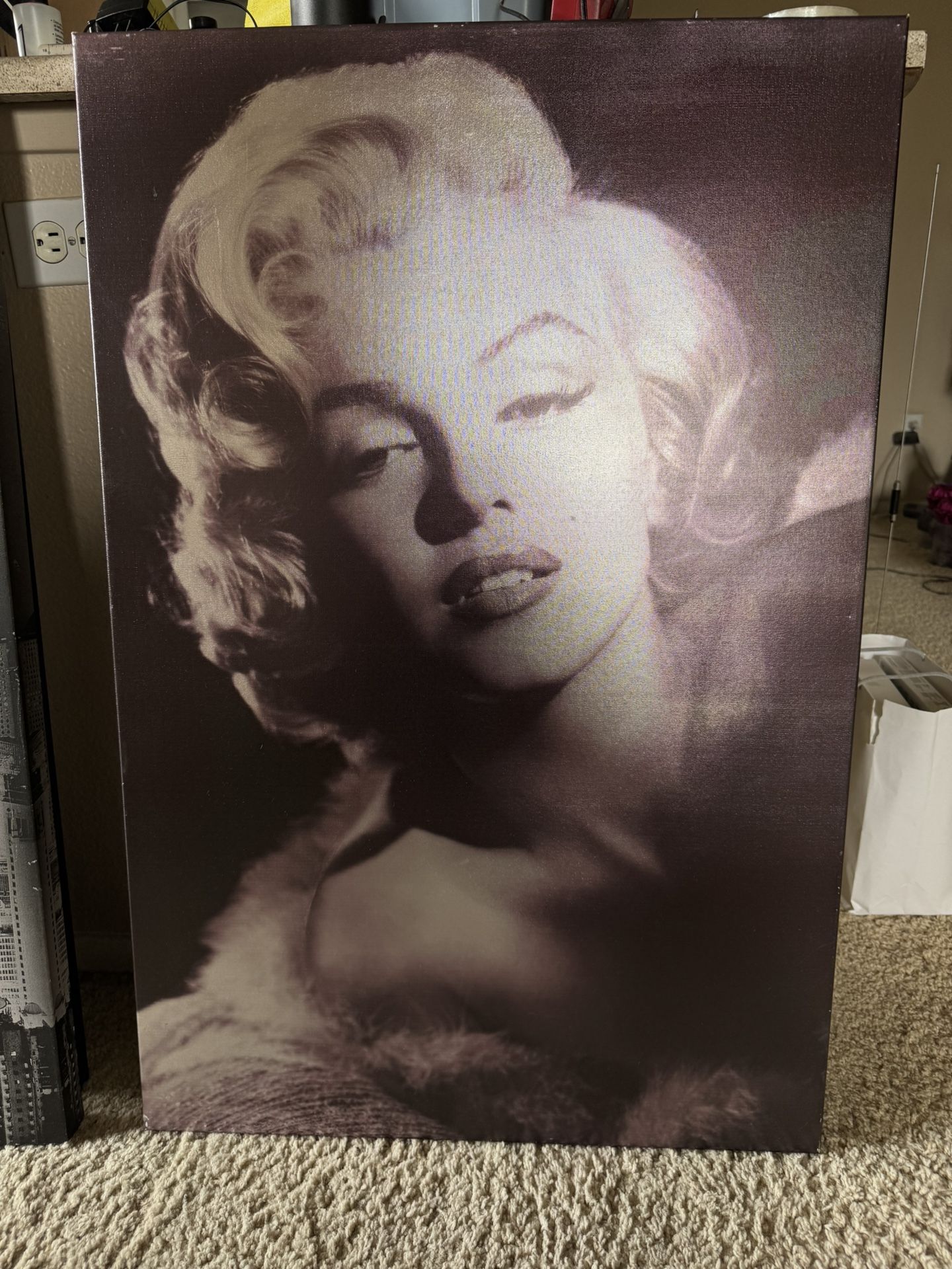 Marilyn Monroe Canvas portrait