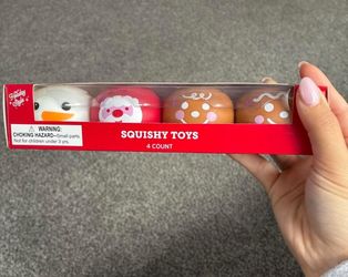 Christmas squishy 4 pack