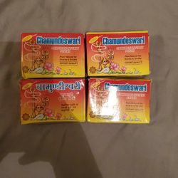 Sree Sambrani Instant Sticks - 24 per box 4 Boxes.