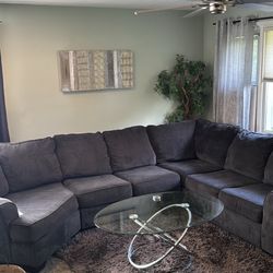 Gray Sectional Sofa - Great Condition