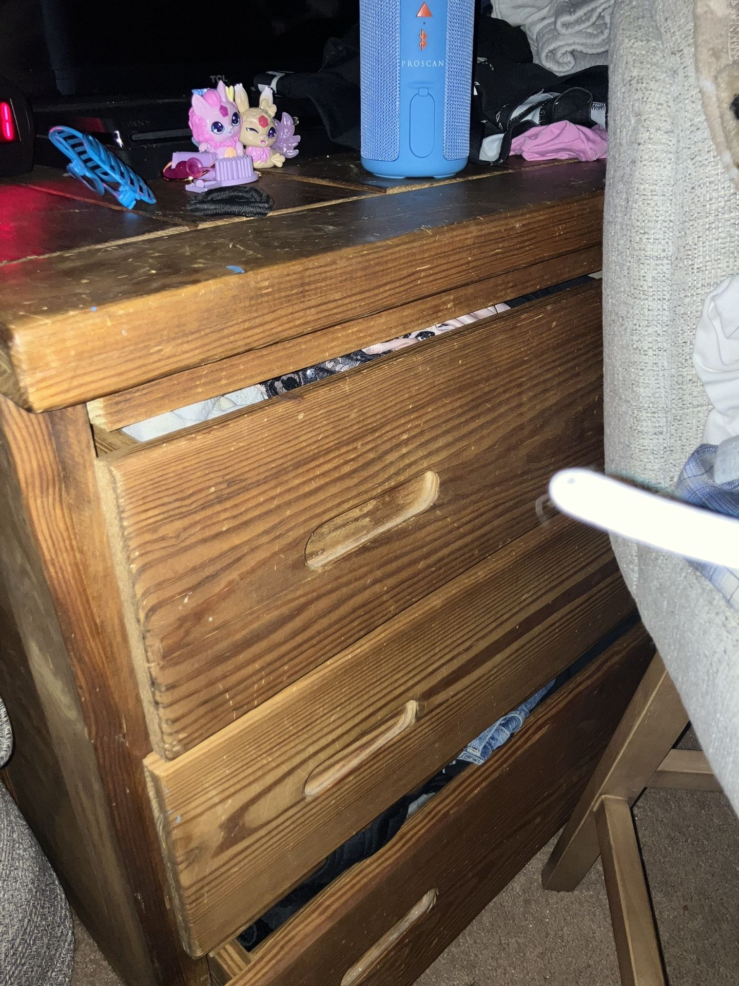 Dresser-long Real Wood Dresser