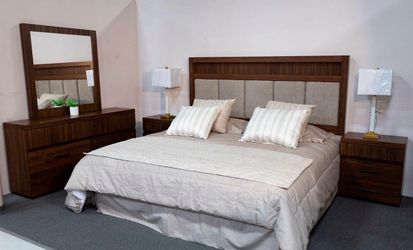 Walnut Bedroom Furniture Set