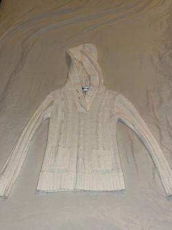 Lightly used knitted delicate girls pullover jacket