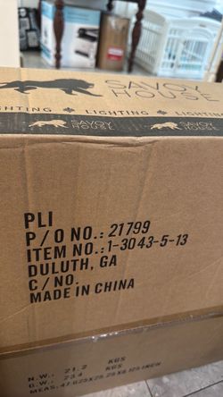 Savoy House Lighting Chandelier New in the box