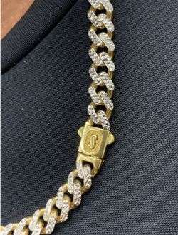 10k Gold Monaco chain