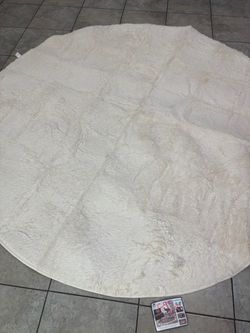 8x8 round shaggy area rug