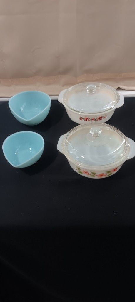 Vintage Fire King Bowls Lot