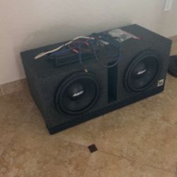 Subwoofers+ amp 
