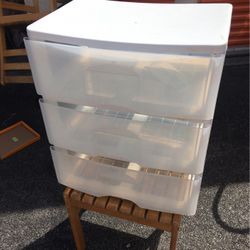 Plastic Storage Drawers For $10 