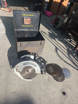 Vintage Speed matic Porter Cable Power Saw