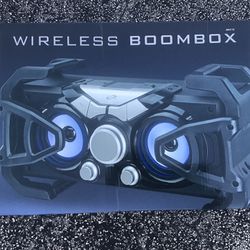 Wireless 🛜 Boom Box 📦 Amplifier Blue Tooth With Light Show, New $$ Reduced $$