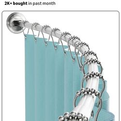 Zenna Home Curved Shower Curtain Rod