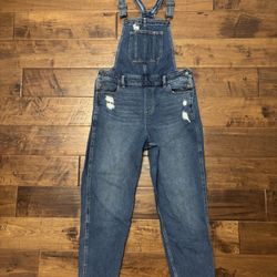 Hollister High-rise Crop BF Overall Size M