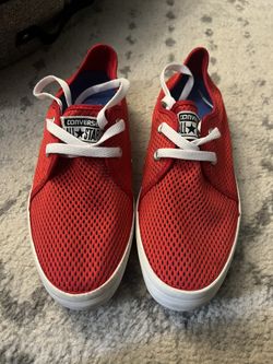 Red Converse All Star Mesh Low top