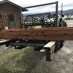 Rough Cut Green Cedar 2x4”x8’