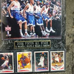 Detroit pistons All Star Plaque 
